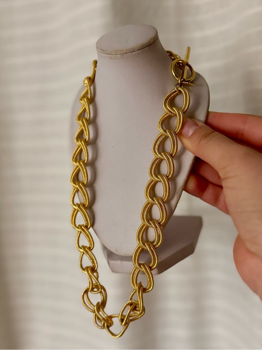 Anne Klein Gold Link Chain Necklace